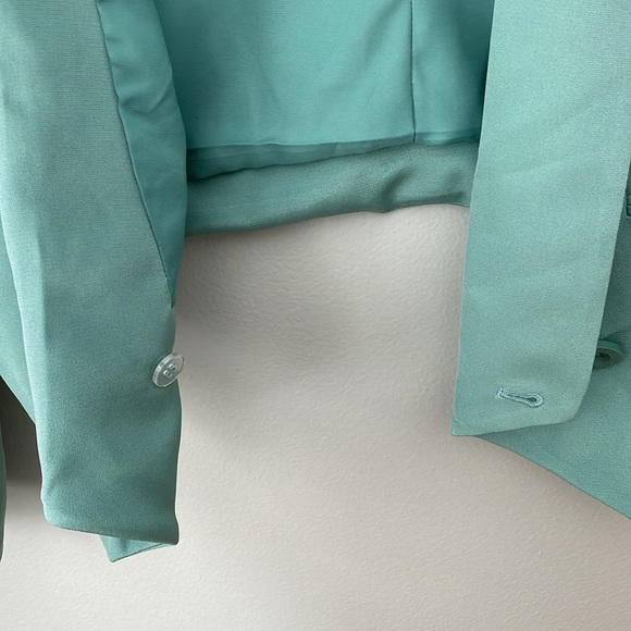 Rebecca Minkoff Becky Blazer in Neptune Green Women’s Size 4 MSRP $368 - Picture 11 of 11